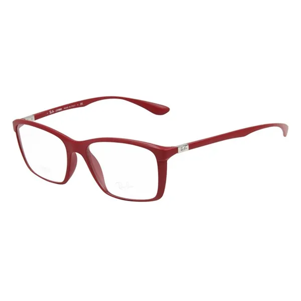 Kính Mắt Cận Rayban Matte Red Square RB7036 5441 Eyeglasses Màu Đỏ - Kính mắt - Vua Hàng Hiệu