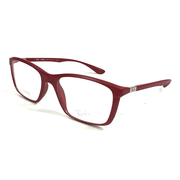 Kính Mắt Cận Rayban Matte Red Square RB7036 5441 Eyeglasses Màu Đỏ - Kính mắt - Vua Hàng Hiệu