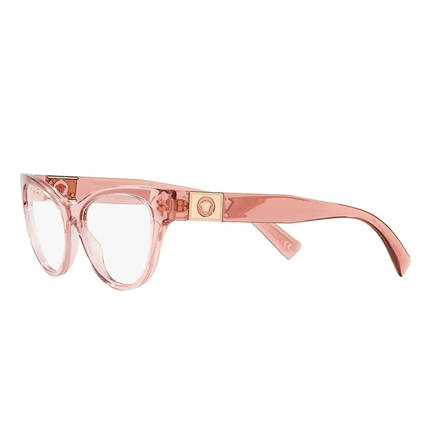 Kính Mắt Cận Nữ Versace Eyeglass Transparent Pink VE3296 5322 Màu Hồng