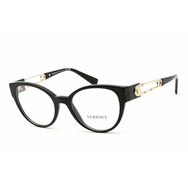 Kính Mắt Cận Nữ Versace Eyeglass VE3307 GB1 52 Màu Đen
