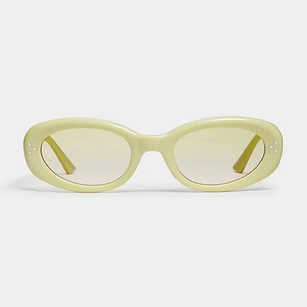 Kính Mát Gentle Monster July Y5 Yellow Oval Acetate Sunglasses Màu Vàng - Kính mắt - Vua Hàng Hiệu