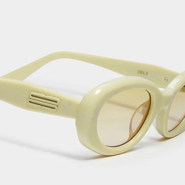 Kính Mát Gentle Monster July Y5 Yellow Oval Acetate Sunglasses Màu Vàng - Kính mắt - Vua Hàng Hiệu