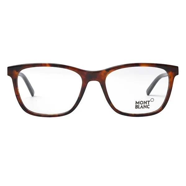 Kính Mắt Cận Montblanc Tortoise Plastic Eyeglasses MB 631 A56 Màu Havana Đậm