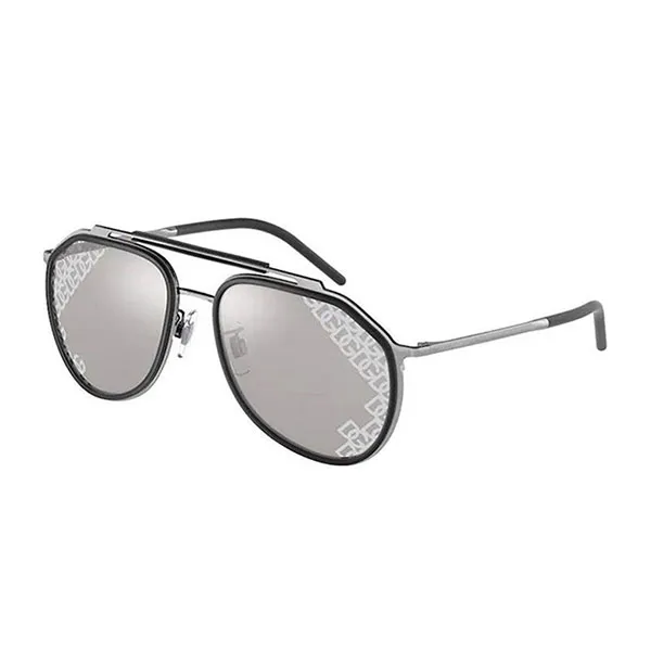 Kính Mát Nam Dolce & Gabbana DG2277 04/6G Màu Bạc Đen Size 57