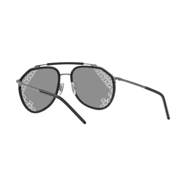 Kính Mát Nam Dolce & Gabbana DG2277 04/6G Màu Bạc Đen Size 57
