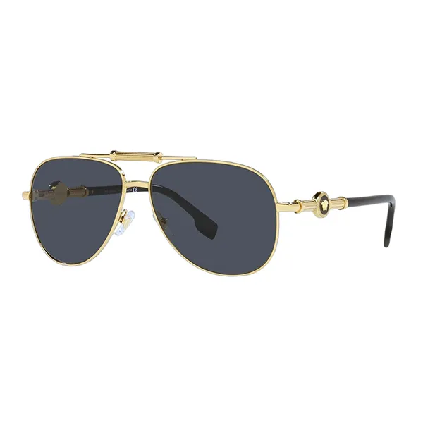Kính Mát Nam Versace Medusa Black & Gold - 2236 1002/87 Màu Đen Vàng