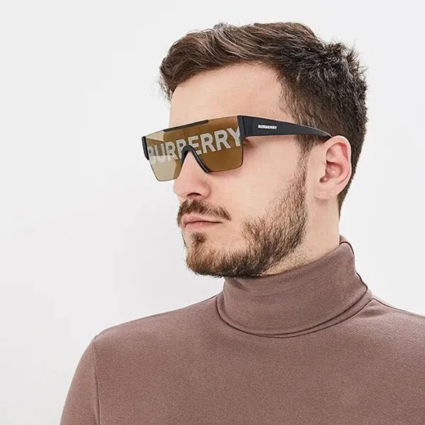 Kính Mát Unisex Burberry B4291 3001/G Màu Vàng Đen - Kính mắt - Vua Hàng Hiệu