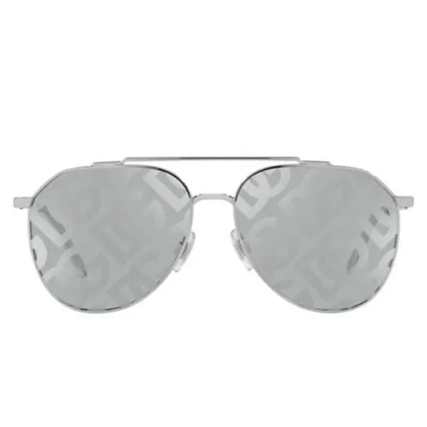 Kính Mát Unisex Dolce & Gabbana DG2296 05/AL Silver Màu Bạc Size 58