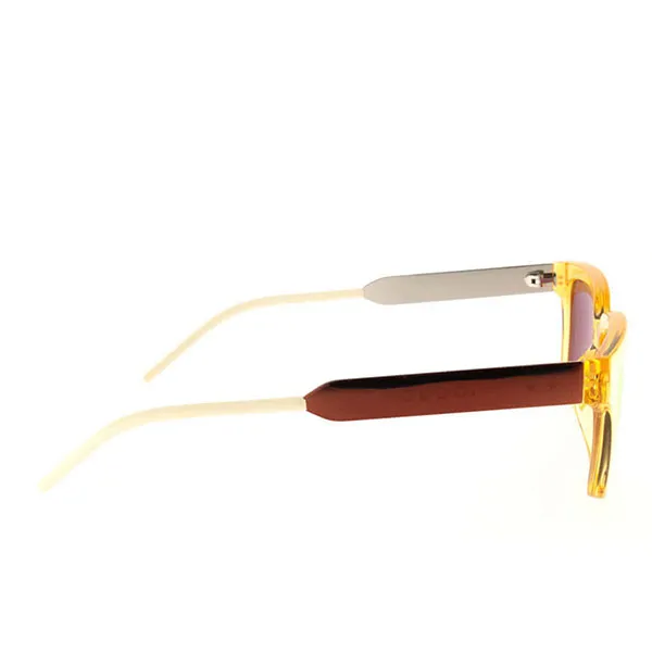 Kính Mát Unisex Gucci Sunglasses GG0975S Màu Vàng Nâu Size 55