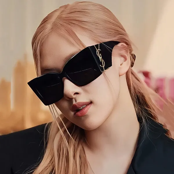 Kính Mát Yves Saint Laurent YSL Rose Sl Blaze Sunglasses M119 Màu Đen - Kính mắt - Vua Hàng Hiệu