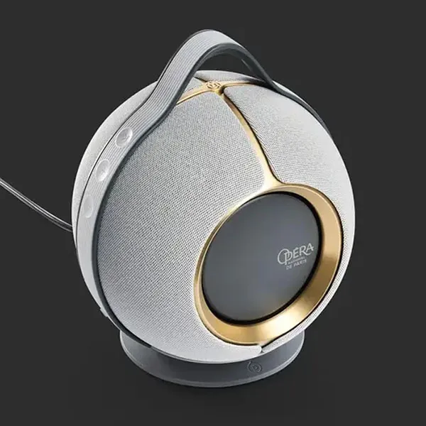 Loa Devialet Mania (Pin 10h, Kháng Nước IPX4, 176W, Bluetooth 5.0) Opera Paris Mạ Vàng 24K Màu Xám Vàng - Phụ Kiện Công Nghệ - Vua Hàng Hiệu