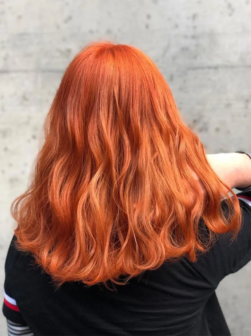 Bật mí 99+ mẫu tóc màu đỏ cam đẹp và cháy nhất hiện nay