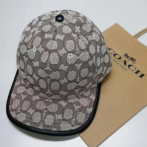 Mũ Coach Signature Jacquard Baseball Cap Màu Nâu Size XS/S - Mũ nón - Vua Hàng Hiệu