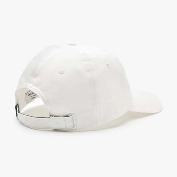 Mũ Lacoste Crocodile Patch Branded Cap White RK6846 51 70V Màu Trắng - Mũ nón - Vua Hàng Hiệu