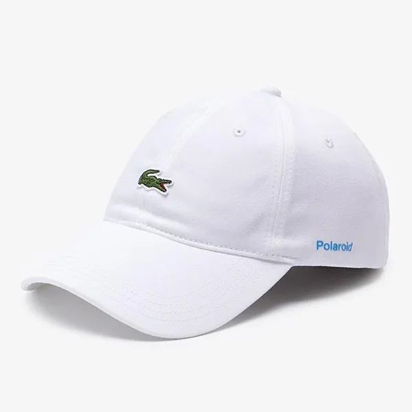 Mũ Lacoste Polaroid Colour Striped Strap Cap RK3381 Màu Trắng - Mũ nón - Vua Hàng Hiệu