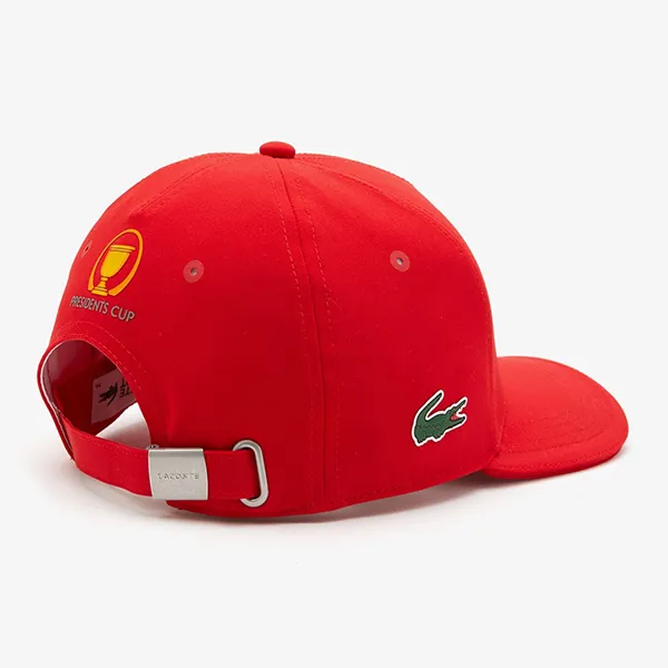 Mũ Lacoste Presidents Cup Lacoste Sport American Flag Adjustable RK8168 240 Màu Đỏ