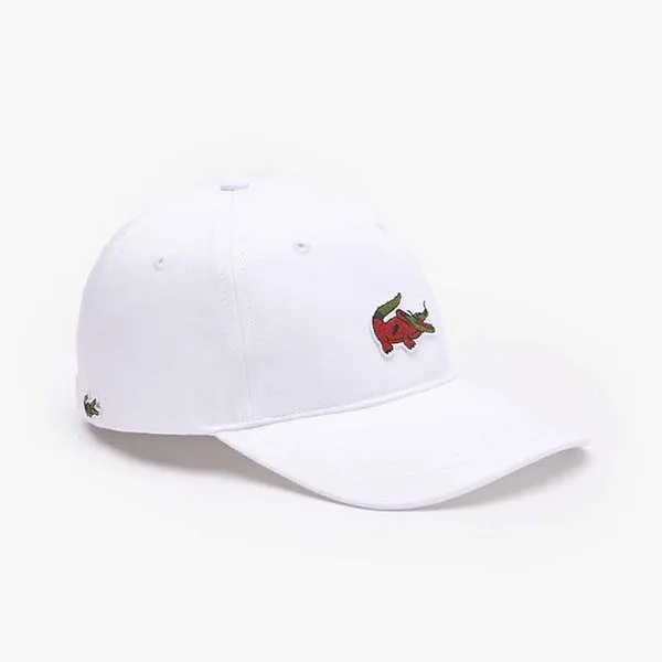 Mũ Lacoste X Netflix La Casa De Papel RK7743 51 VIM Màu Trắng