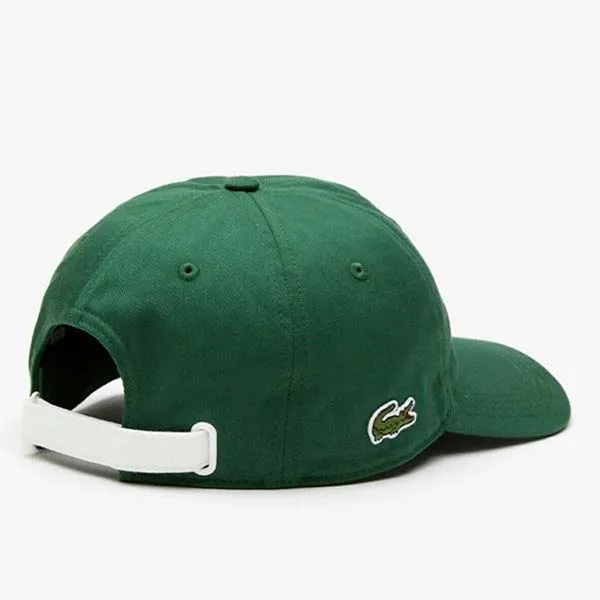 Mũ Lacoste X Roland Garros Club Strap Cap RK6389 51 132 Vert L Màu Xanh Lá Size M