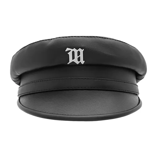 Mũ Nồi Misbhv Leather Monogram Gavroche Black Màu Đen - Mũ nón - Vua Hàng Hiệu