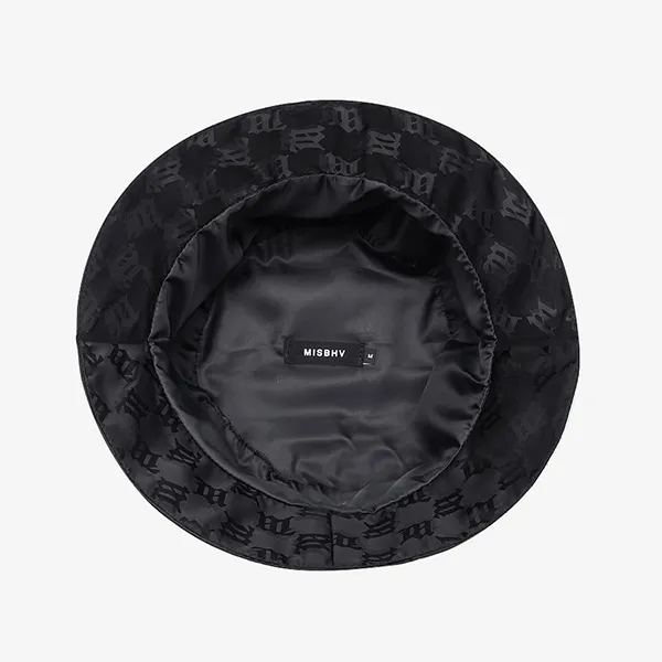 Mũ Tròn Misbhv Nylon Monogram Bucket Hat Black Màu Đen - 4