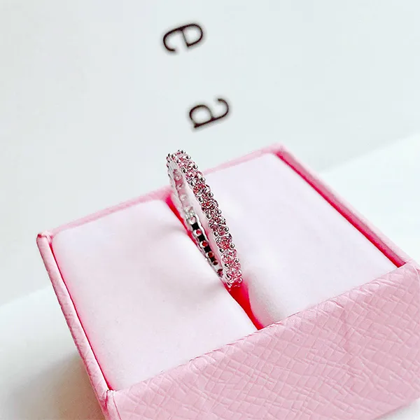 Nhẫn Nữ Swarovski Matrix Ring Round Cut, Pink, Rhodium Plated 5658852 Màu Hồng Size 50