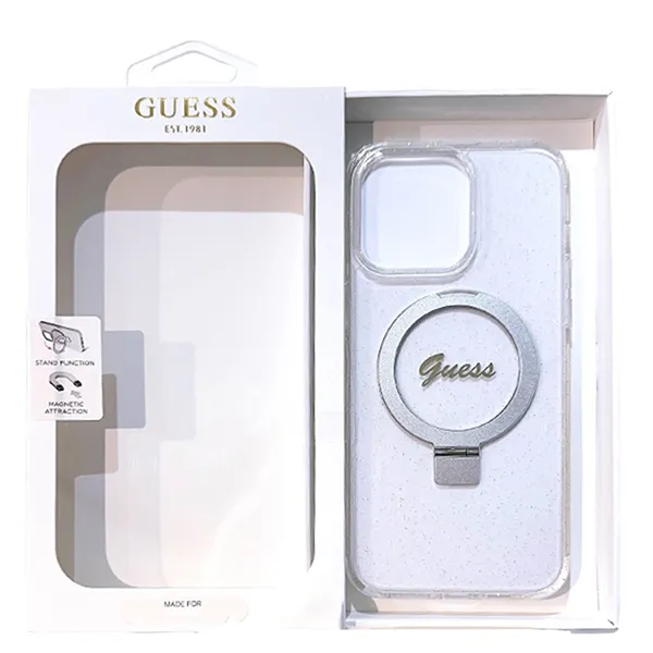 Ốp Điện Thoại Guess Iphone 15 Pro Max Màu Trong Suốt