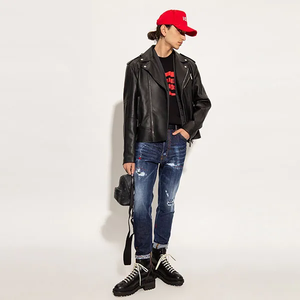 Quần Jean Nam Dsquared2 S74LB1151 S30664 Màu Xanh Đậm Size 46