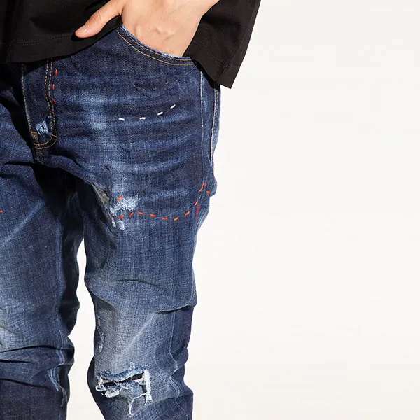 Quần Jean Nam Dsquared2 S74LB1151 S30664 Màu Xanh Đậm Size 46