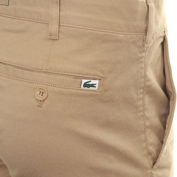 Quần Dài Nam Lacoste Men's Stretch Chino Pants Slim Fit HH2661-02S Màu Vàng Cát Size 42 - Thời trang - Vua Hàng Hiệu