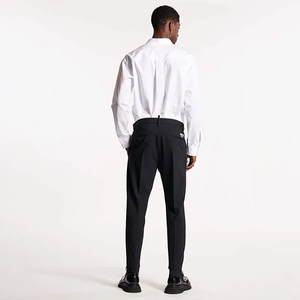 Quần Dài Nam Dsquared2 Skinny Techno Pants S74KB0705S40320900 Màu Đen