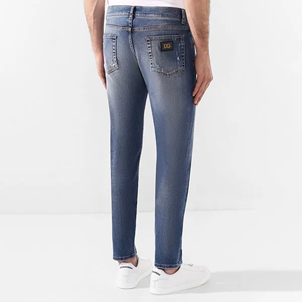 Quần Jean Nam Dolce & Gabbana D&G GY07CD Màu Xanh Size 52