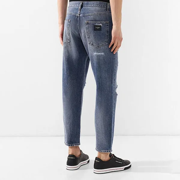 Quần Jean Nam Dolce & Gabbana D&G GYJDAD Màu Xanh Nhạt Size 50 - Thời trang - Vua Hàng Hiệu