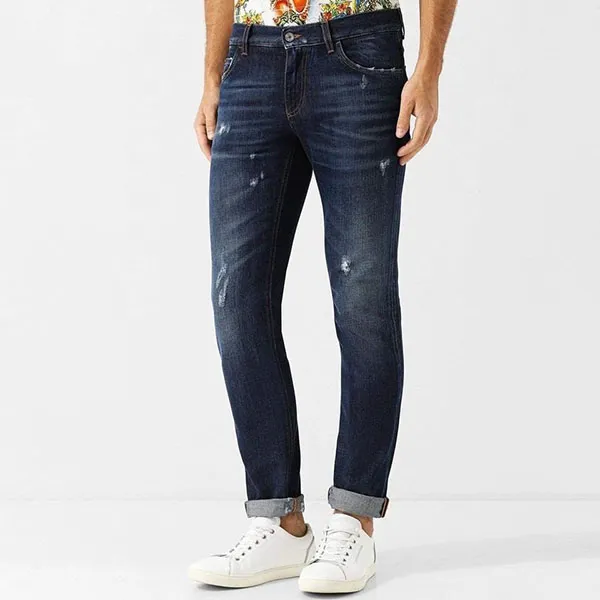 Quần Jean Nam Dolce & Gabbana D&G GYO7CD Màu Xanh Đậm Size 44 - Thời trang - Vua Hàng Hiệu