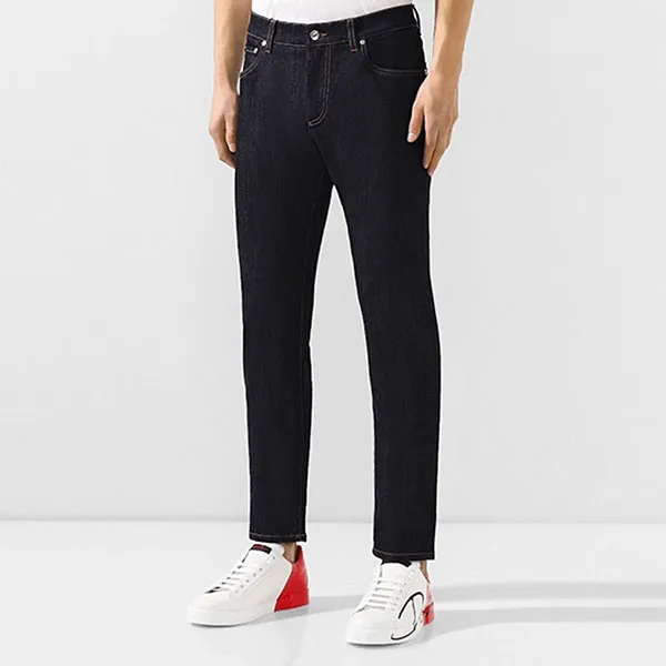 Quần Jean Nam Dolce & Gabbana D&G Regular G8BC6 Màu Xanh Đen Size 44 - Thời trang - Vua Hàng Hiệu
