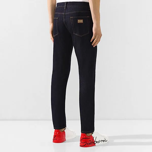 Quần Jean Nam Dolce & Gabbana D&G Regular G8BC6 Màu Xanh Đen Size 44 - Thời trang - Vua Hàng Hiệu