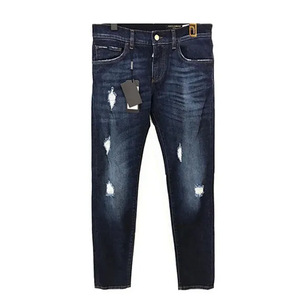 Quần Jean Nam Dolce & Gabbana D&G Skinny GY07LD Tag Gold Màu Xanh Đậm Size 44 - Thời trang - Vua Hàng Hiệu