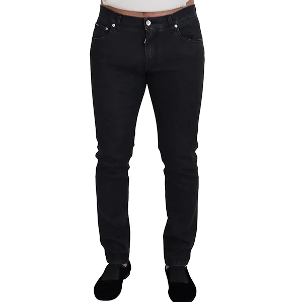 Quần Jean Nam Dolce & Gabbana D&G Slim GY07CDG8BQ7S9001 Màu Đen Size 48