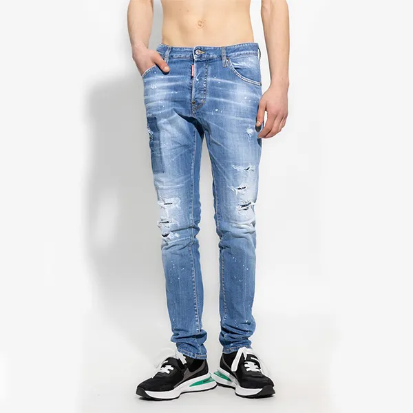Quần Jean Nam Dsquared2 Cool Guy Blue Màu Xanh Size 46