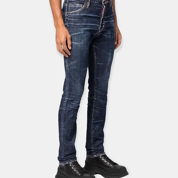 Quần Jean Nam Dsquared2 Cool Guy S74LB1230S30342470 Màu Xanh Đậm Size 44 - Thời trang - Vua Hàng Hiệu