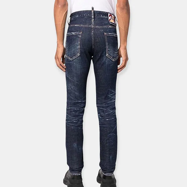 Quần Jean Nam Dsquared2 Cool Guy S74LB1230S30342470 Màu Xanh Đậm Size 44 - Thời trang - Vua Hàng Hiệu