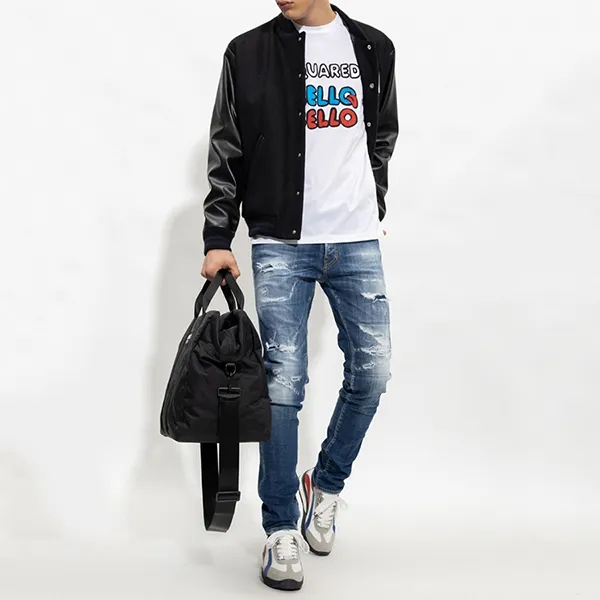 Quần Jean Nam Dsquared2 Cool Guy Slim-Fit Denim S74LB1266 Màu Xanh Size 48 - Thời trang - Vua Hàng Hiệu