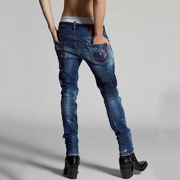 Quần Jean Nam Dsquared2 Coolguy S71LB0773 Màu Xanh Size 44