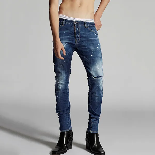Quần Jean Nam Dsquared2 Coolguy S71LB0773 Màu Xanh Size 44