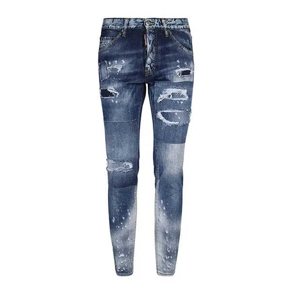 Quần Jean Nam Dsquared2 Coolguy S71LB0914 Màu Xanh Size 52