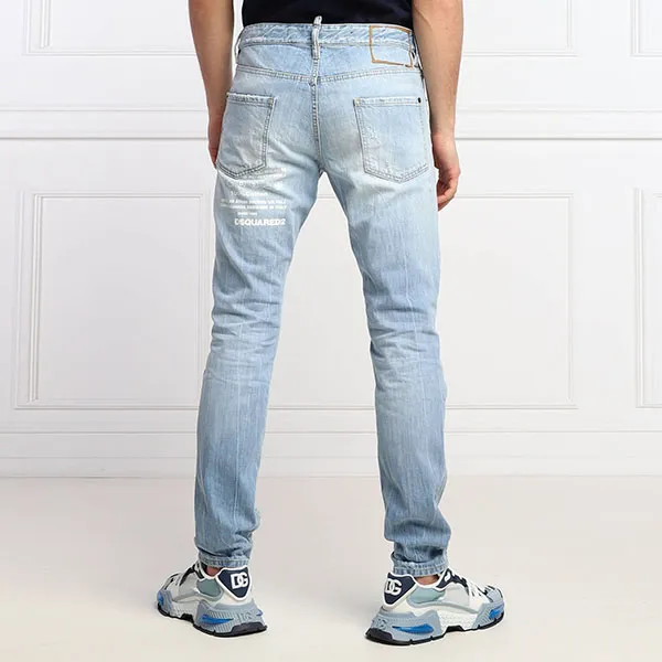 Quần Jean Nam Dsquared2 Coolguy S71LB1038 Màu Xanh Nhạt Size 44 - Thời trang - Vua Hàng Hiệu