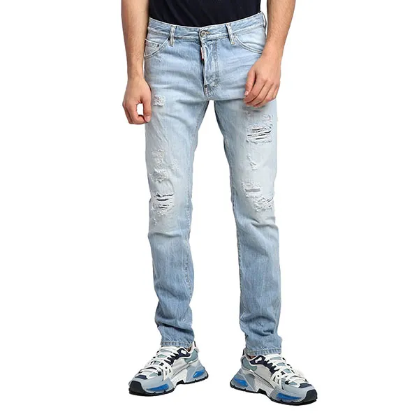 Quần Jean Nam Dsquared2 Coolguy S71LB1038 Màu Xanh Nhạt Size 44 - Thời trang - Vua Hàng Hiệu