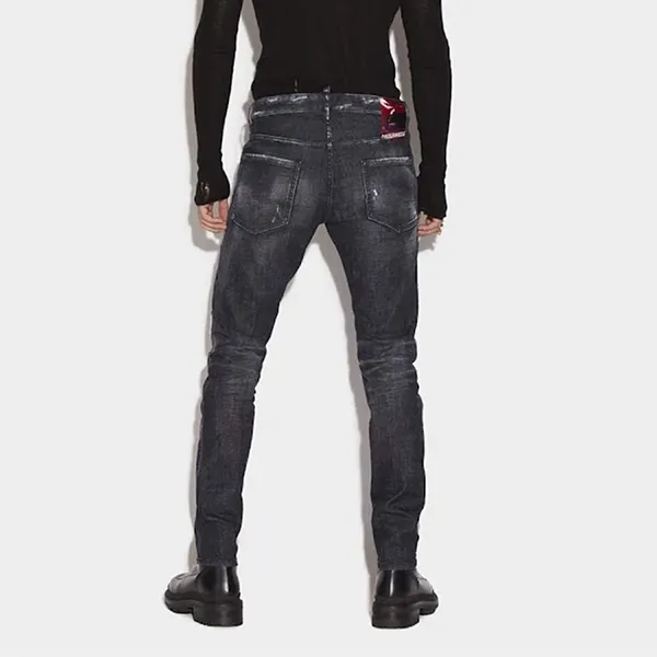 Quần Jean Nam Dsquared2 Coolguy S71LB1042 Màu Đen Xám Size 44 - Thời trang - Vua Hàng Hiệu