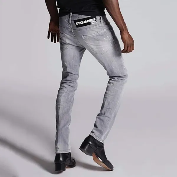 Quần Jean Nam Dsquared2 Coolguy S74LB0474 Màu Xám Size 52 - Thời trang - Vua Hàng Hiệu