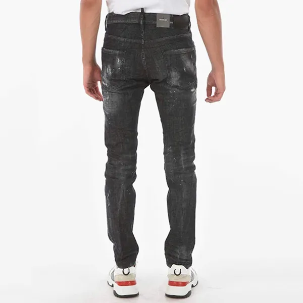 Quần Jean Nam Dsquared2 Coolguy S74LB1013 Màu Đen Xám Size 46 - Thời trang - Vua Hàng Hiệu