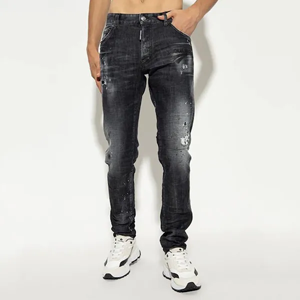 Quần Jean Nam Dsquared2 Coolguy S74LB1203 Màu Đen Xám Size 44